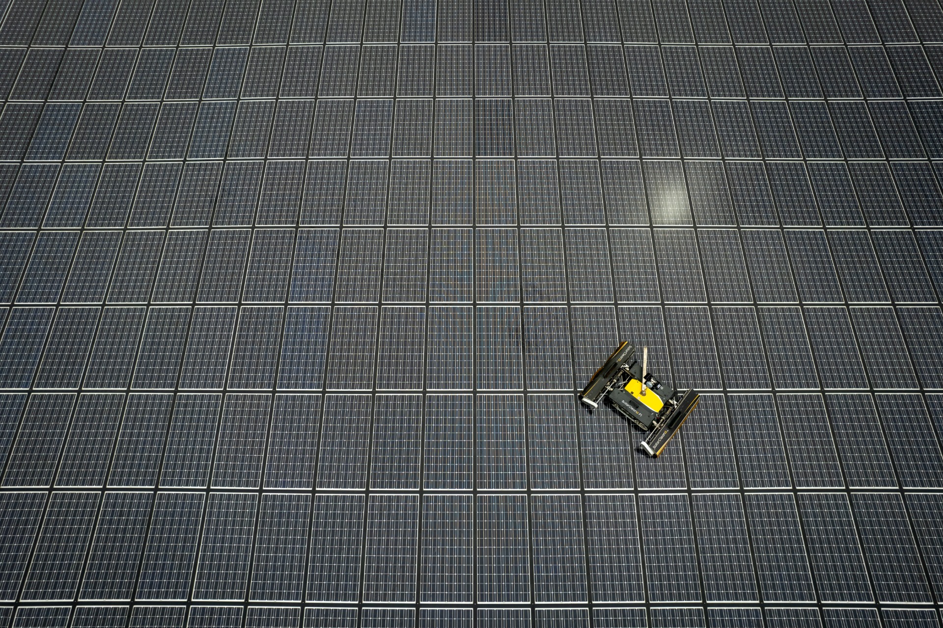 Solar plant from the air